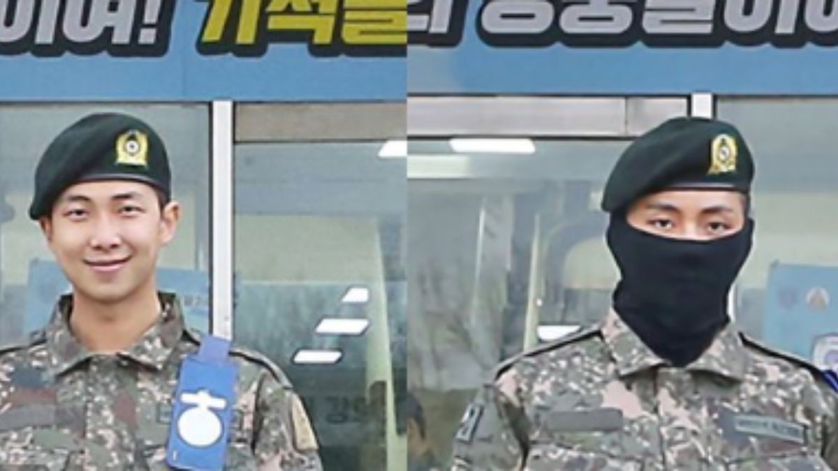 BTS V Aka Kim Taehyung And RM's New Photos From Military Training ...